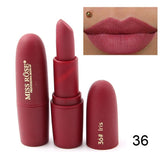 New MISS ROSE Lipstick Matte Waterproof Velvet Lip Stick Sexy Makeup & Beauty Lips