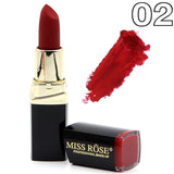 New MISS ROSE Lipstick Matte Waterproof Velvet Lip Stick Sexy Makeup & Beauty Lips