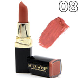 New MISS ROSE Lipstick Matte Waterproof Velvet Lip Stick Sexy Makeup & Beauty Lips